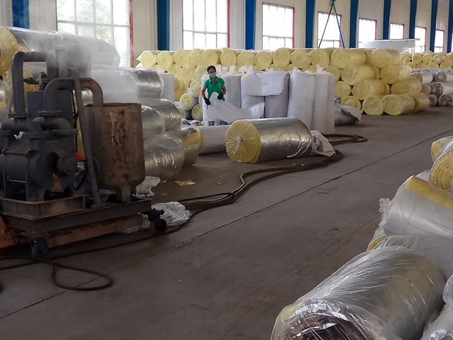 真空過程玻璃棉氈